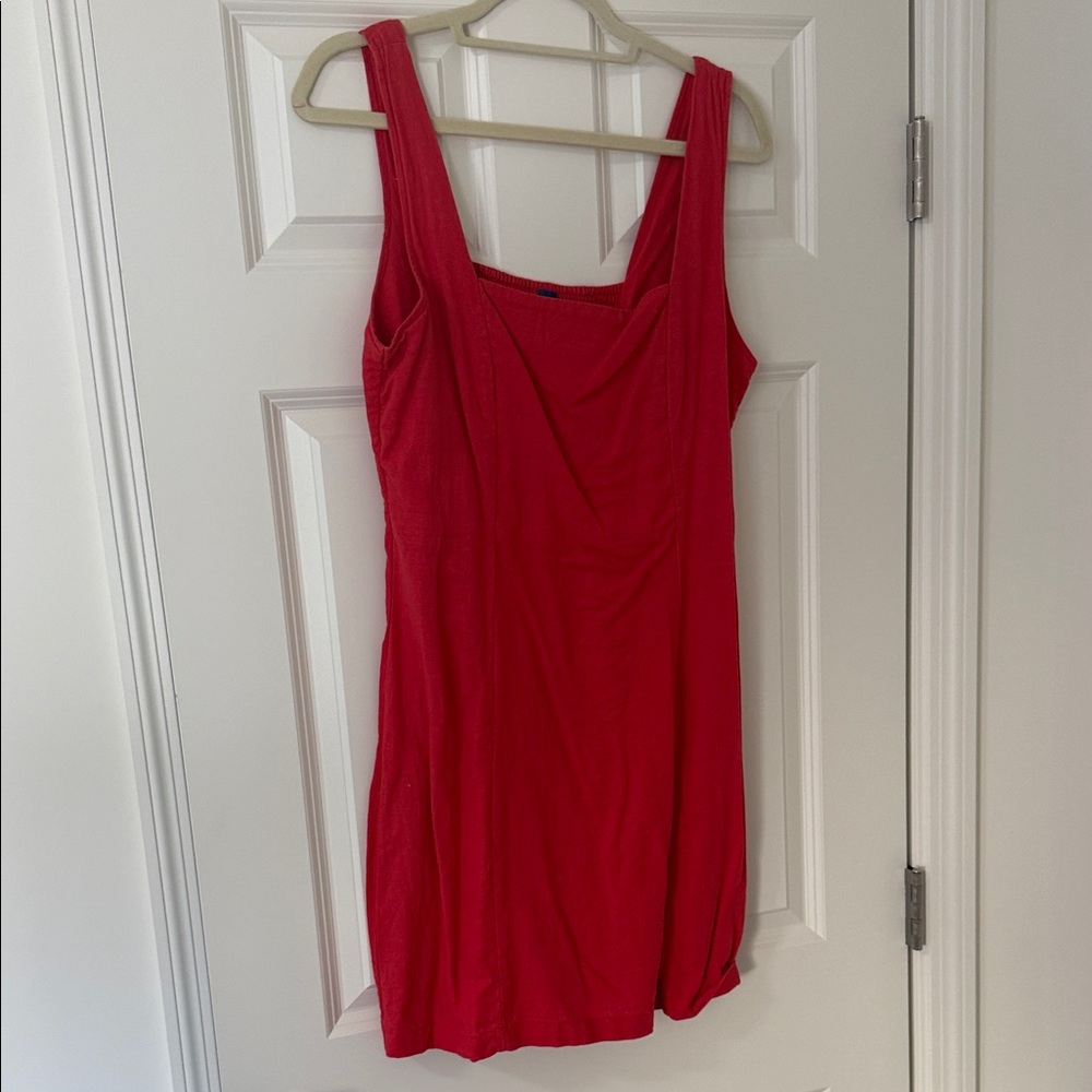 Old Navy Vibrant Red Sleeveless Dress